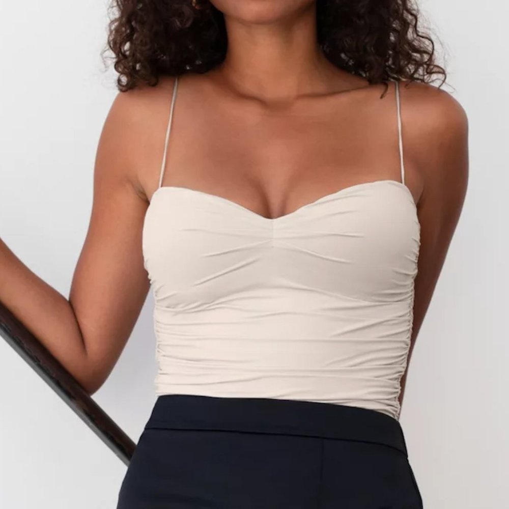 Aritzia Babaton Elegant Charcoal Fusion bodysuit size medium